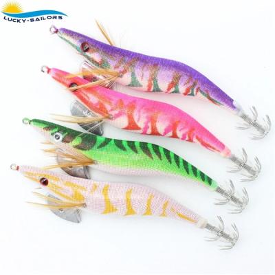 China Newest Pattern Fishing Shrimp Japanese Cloth Bait Builds Lure With Glowing Tackle Bag Squid Lure Jig Hook for sale