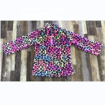 China Preppy style customization kids boutique wholesale clothing kid fur sets for fall and winter for sale