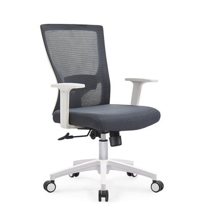 China Adjustable (height) Factory Direct Sale Cheap Mid-back Mesh Task Chair Swivel Office Meeting Chair for sale