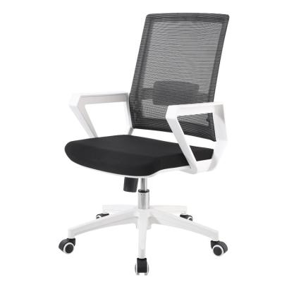 China Adjustable (height) SAGELY Hot Sale On Line Swivel Conference Chair Price Blue Mid-back Mesh Office Chair Computer Desk Chair for sale