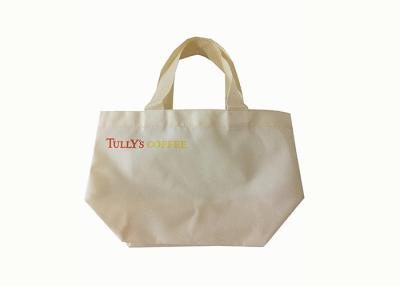 China Portable 600 Denier Polyester Eco Tote Bag Recycled For Tully's Coffee for sale