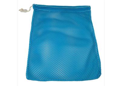 China Resuable Polyester Custom Drawstring Backpack Ventilated Waterproof Mesh Design for sale