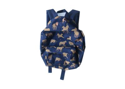 China Blue Stylish Polyester Custom Drawstring Backpack With Adjustable Shoulder Strapes for sale