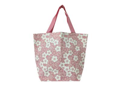 China Recycled 600D Polyester Eco Tote Bag Full Printed With PP Webbing Handles for sale