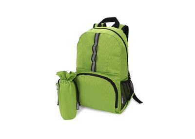 China Green Foldable Waterproof Backpack 20-35L Ripstop Ultralight Foldaway Rucksack for sale