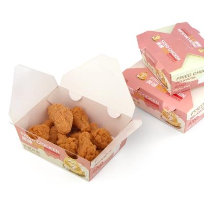 China Recyclable Custom Printed Fried Chicken Box for sale