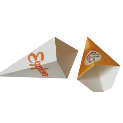 China French Fries Paper Cone Printing Paper Package Disposable Special Hot Selling Cone for sale