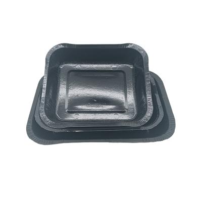 China Oil and Paper Tableware Waterproof Food Tray Biodegradable Custom Paper Boxes For Food for sale