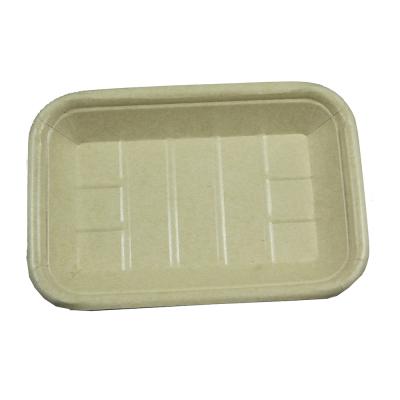 China Waterproof Oil and Pizza Paper Box Tray For Meat Disposable Paper Tattoo Resistant Paper Trays for sale