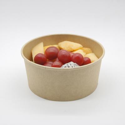 China Hot Sale Biodegradable Customized Logo Multipurpose Paper Bowl Noodle Soup Salad Bowl for sale