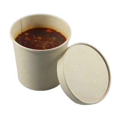 China Wholesale Custom Cheap Bulk Bagasse Disposable Compostable Soup Biodegradable Big Bowls Cups With Lid for sale