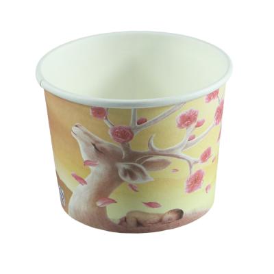 China Waterproof Professional Food Packaging Oil Paper And Bowl Custom Made Salad Bowl for sale