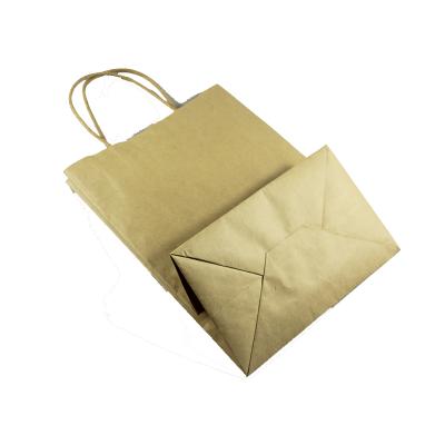 China Recyclable eco-friendly biodegradable paper bags with handles are available for customization for sale