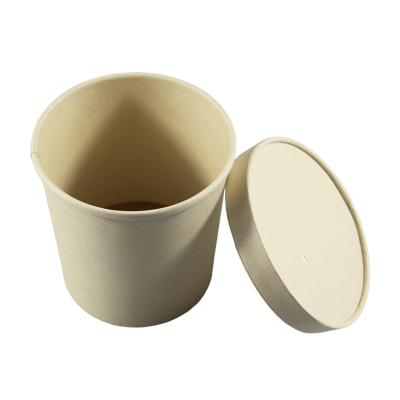 China Oil And Miscellaneous 24 Ounce Small Waterproof Widely Used Paper Soup Bowls Open Paper Soup Bowls for sale