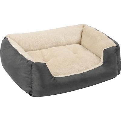 China High Quality Breathable Oxford Cloth Plush Pet Bed Luxury Dog Sofa Bed With Non Slip Bottom for sale