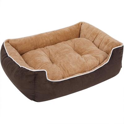 China Super Comfortable Calming Breathable High Quality Soft Bed Pet Cushion For Large Cat Dog Sofa Bed for sale