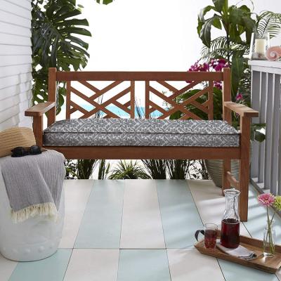 China Wholesale Outdoor Waterproof Polyester Fabric Custom Garden Patio Bench Cushions for sale