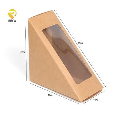 China Recyclable Custom Color Sandwich Window Box for sale