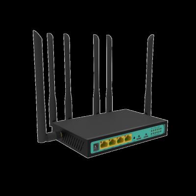 China 2.4g best 4G let wifi router chip MT7628AN high end frequency up to sim 580MHZ 2 cards 2.4G 300Mbps OpenWrt wifi router for sale