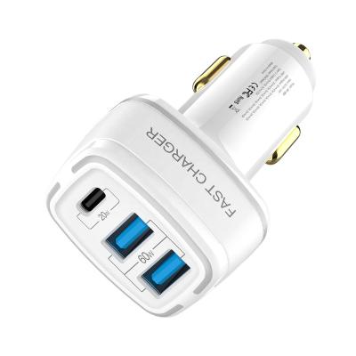 China 3PORT Super cigarett palladium 12v 5v 12v 5v OEM 3 port 3 port usb car fast charging portable charger for iphone car charger XIAOMI for sale