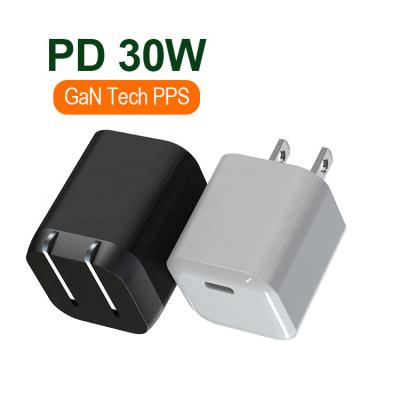 China Android 30W Fast Charging Build Your Own Type C 30W Laptop Gan Wall USB Fast Mobile Phone Charger & Adapter For iPhone 11 12 13 Charger for sale