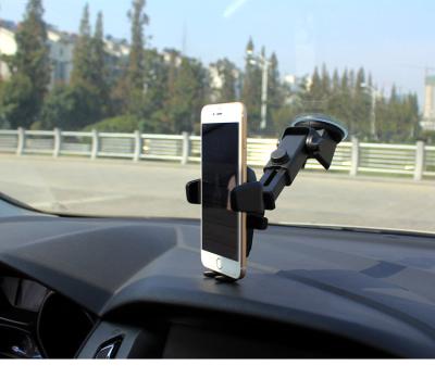 China Adjustable Fit Abs+silicon Car Phone Holder Multi-angle Hardware And Mobile Phone Holder Type Mobile Phone Holder for sale