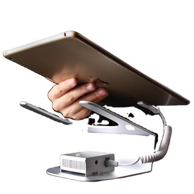 China Alarm& Display& Tablet Alloy Desk Stable Unit Anti Theft Security Display Stand For Tablet Exhibit Burglar Base For iPad Mini Samsung Pad Air for sale