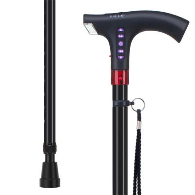 China Hot Sale China Suppliers Convenient Medical Equipment LED Walking Cane With FM Radio And Alarm for sale