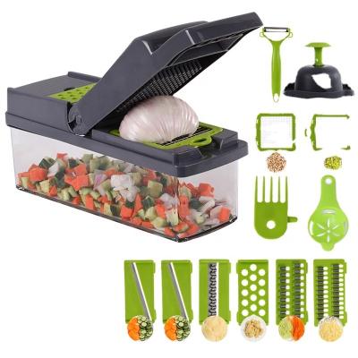 China Multi-Functional Sustainable Vegetable Artifact Free Vegetable Cutter Hands Salad Cutter Dicing Shredder for sale