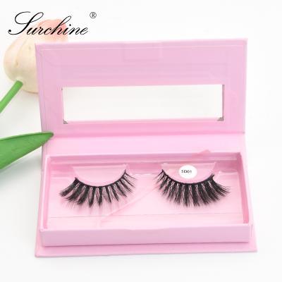 China Ins Style Half Eyelashes Made Light & Cruelty Vegan Made Eyes Free Love Lashes Customized Wholesale With Pink Valentines Day Lashes Case Window Box for sale