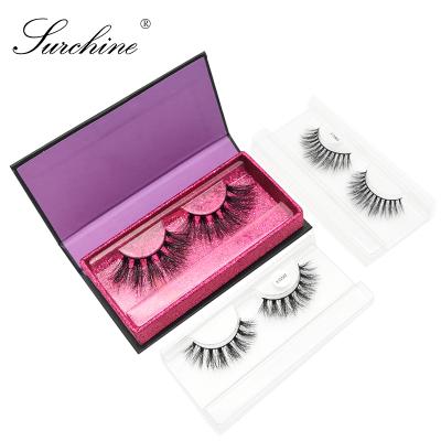 China Wholesale Quality Design Private Label Logo Brand Durable Eyelash Storage Case Custom Packaging Real 3d Mink Lashes With Wick Trays for sale