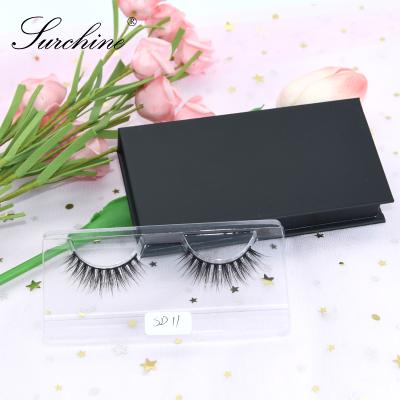 China Wholesale privat label tapered different sustainable organic vegan false eyelash groups in black lashbox make your own lashes brand for sale