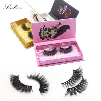 China Waterproof Cruelty Free 3d Mink Eyelash Samples Custom Lashes Empty Wick Box False Eyelashes Package for sale