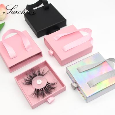 China Super Dresser Pretty Durable Handbag Boxes To Take 30 Mm Whips Fluffy Design Wholesale Seller Cheap Price Custom Your Logo for sale