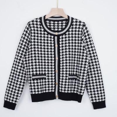 China 2021 Anti-wrinkle Newly Customized Size Printing Autumn Winter Cute Wear Women Girls Loose Wool Sweater Tops Soft Waxy Cardigan Women for sale