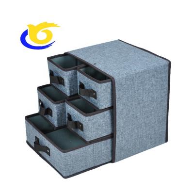 China Viable Collapsible Fabric Storage Drawers for sale