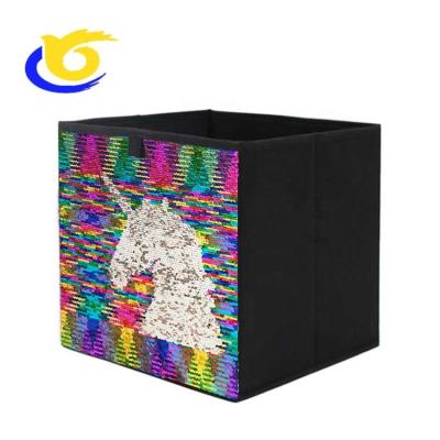 China Viable Collapsible Glitter Storage Box Organizer for sale