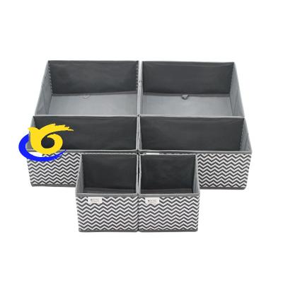 China Amazon 6 Pcs Set Sustainable Hot Selling Tissue Storage Bin for sale