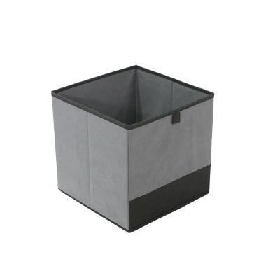 China Eco - Friendly Lined Storage Box Drawer Sundries Storage Cubes Foldable Basket Easy To Clean for sale