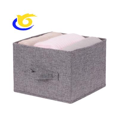 China Viable FOLDABLE STORAGE CUBE CLOTH DRAWER BASKETS BINS for sale