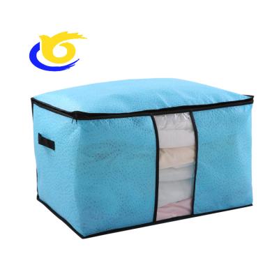 China Sustainable Zippered Storage Bag For Closet Quilt Clothes Cover for sale