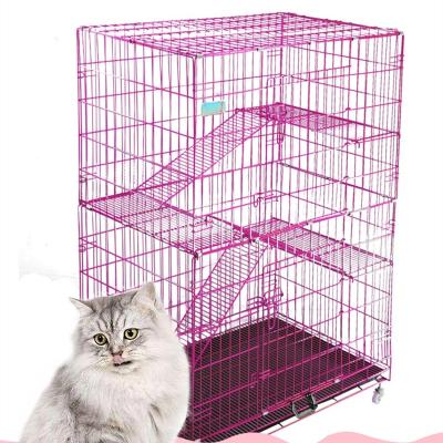 China 2 Doors Breathable Two Floors, Three Floors, Four Floors Cat Playpen Cat Cage for sale