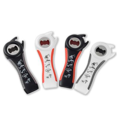 China Viable 5 in 1 High Quality Multi Function Bottle Opener, Can Opener for sale