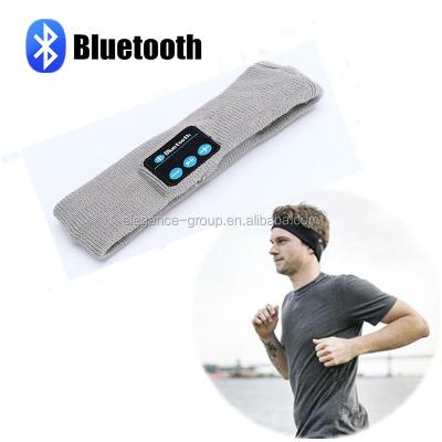 China Newest Head Band Bluetooth Headset Wireless Earbuds Hat Bluetooth Headband With Mic Custom Knitted Beanie bluetooth hat for sale