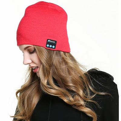 China TWS Winter Music Smart Hat (True Wireless Stereo) Creatway Hat Magic Beanie Washable And With TWS Earbuds for sale