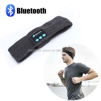 China Newest Bluetooth Headset Head Band Wireless Hat Earphones Bluetooth With Mic Custom Knitted bluetooth Sports Music Band For Summer for sale