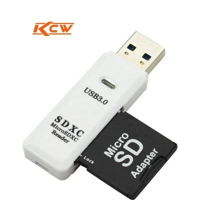 China Creatway Mini High Speed ​​USB 3.0 SD XC Memory Card Reader Kit SD TF Card USB3.0 Adapter Converter Tool AJ-CR001 for sale