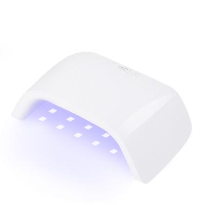 China Portable 18w LED Gel Quick Cure Nail Charms Mini UV Nail Painting Lamp Nail Lamp for sale