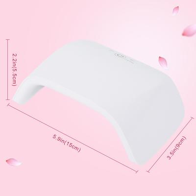 China LED Gel Fast Curing Gel Polish Leads NAI Lamp Mini Nail Dryer Nail Lamp for sale