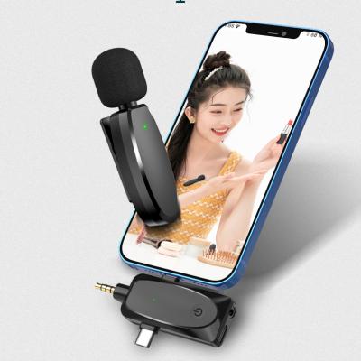 China Clear Sound 3 in 1 Wireless Lavalier Microphone Receiver with Monitor Function 120m Vlog Youtube MIC for Smartphone Computer Camera for sale